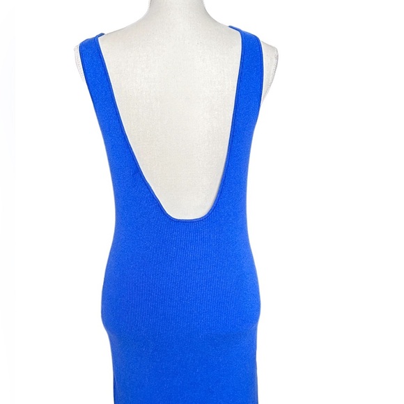 Free People Vibrant Blue Sleeveless Midi Dress - Picture 7 of 8